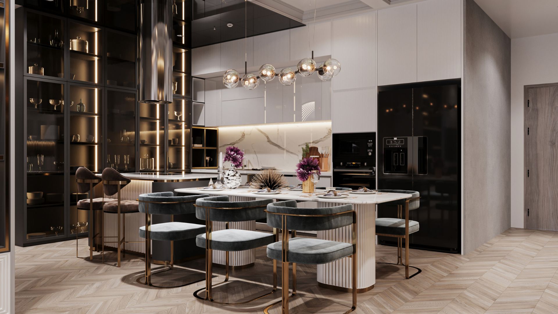 Kasa Renos kitchen painting and finishing near me